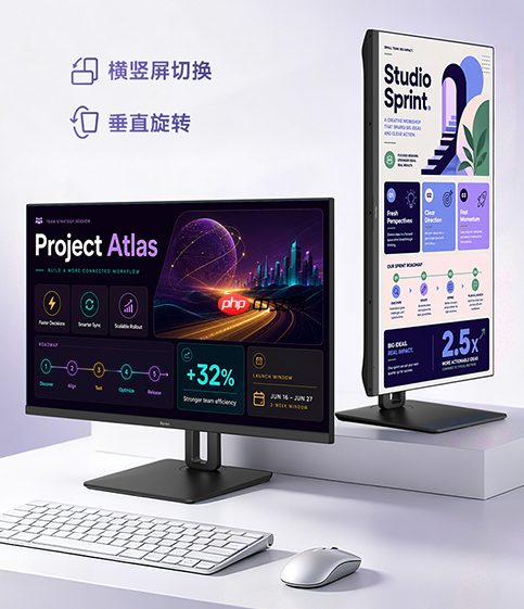 无线投屏提效,皓丽27IQH-L9显示器解锁办公协作新方式
