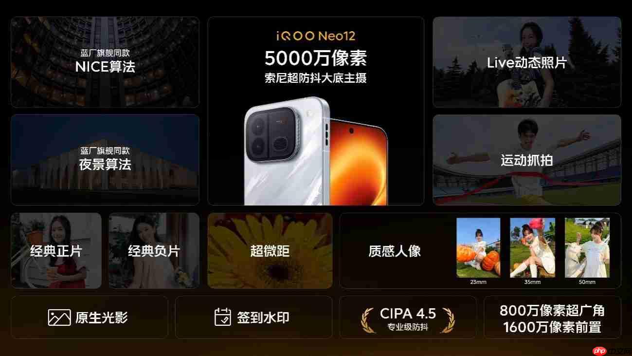 2K 185Hz 超冠屏独家搭载「天空之镜」 iQOO Neo12正式亮相