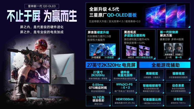 雷神赛事级电竞显示器亮相北京核聚变 ，携手 AMD、BOE，以高强度实景实测赋能网咖、电竞酒店升级