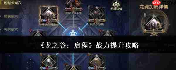 龙之谷启程:战力提升全攻略
