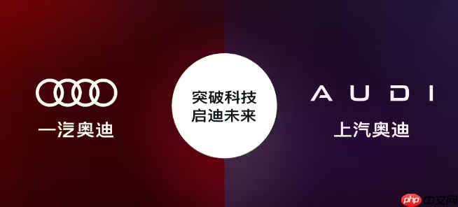 奥迪中国双品牌分家 一汽强化四环上汽奥迪聚焦字母标