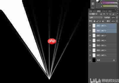 PS怎样制作光效