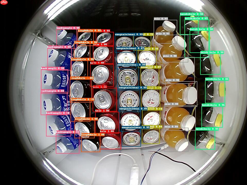 基于PaddleDetection的智能零售柜商品识别+部署 - php中文网
