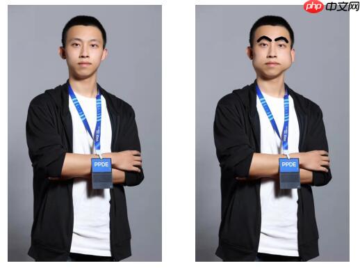 PaddleHub人脸关键点检测：一键生成蜡笔小新的远房表弟 - php中文网