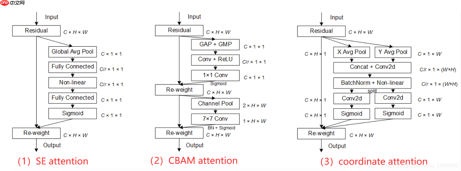 CoordAtt：即插即用的新注意力机制！助力改进任务的神器！ - php中文网