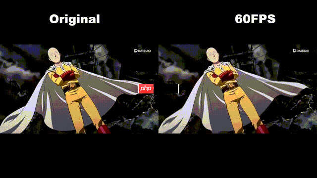 DS之slow motion利用PaddleGAN的DAIN模型实现视频慢动作 - php中文网