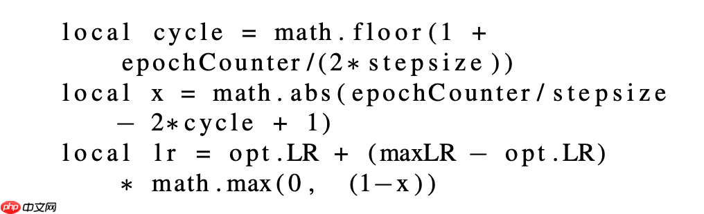 一文搞懂Paddle2.0中的学习率 - php中文网
