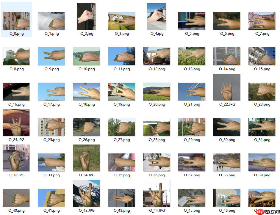 数据增广+手势识别[Paddlehub+PaddleX] - php中文网