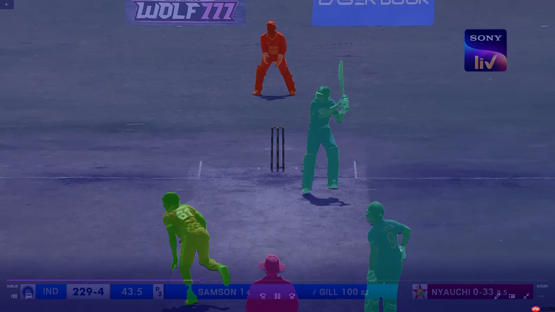 [AI达人特训营]印度vs津巴布韦！板球比赛语义分割 - php中文网