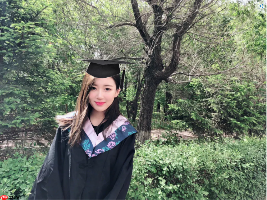 毕业季--学士帽生成器（PaddleHub实现） - php中文网