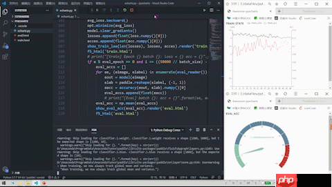 使用pyecharts做自己的visualDL - php中文网