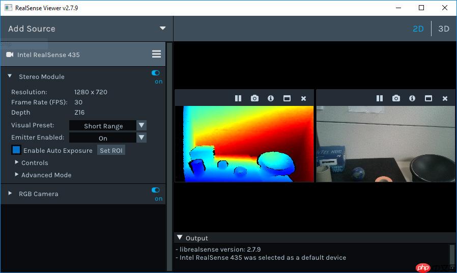 RealSense:简单实现对特定目标的深度测量 - php中文网