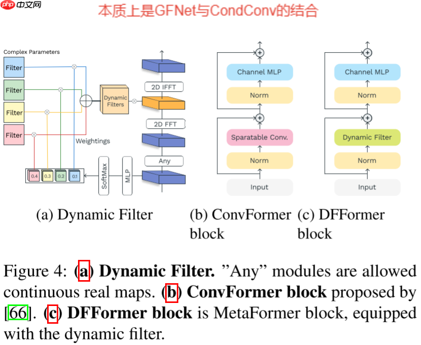 【AAAI 2024】DFFormer:基于快速傅里叶变换的视觉动态令牌混合器 - php中文网