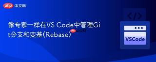 像专家一样在VS Code中管理Git分支和变基(Rebase)