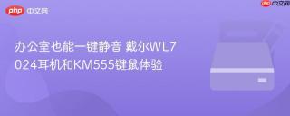办公室也能一键静音 戴尔WL7024耳机和KM555键鼠体验