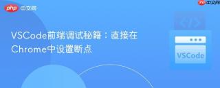 VSCode前端调试秘籍：直接在Chrome中设置断点