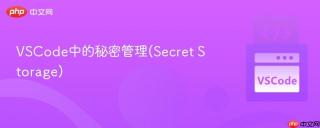 VSCode中的秘密管理(Secret Storage)