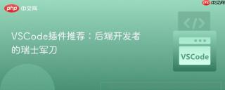 VSCode插件推荐：后端开发者的瑞士军刀