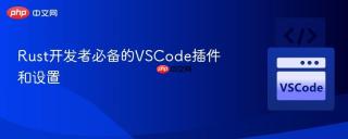 Rust开发者必备的VSCode插件和设置