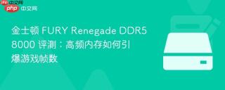 金士顿 fury renegade ddr5 8000 评测:高频内存如何引爆游戏帧数