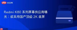 Redmi K80 系列屏幕供应商曝光：或采用国产顶级 2K 直屏