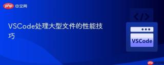 vscode处理大型文件的性能技巧