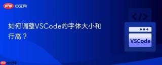 如何调整VSCode的字体大小和行高？