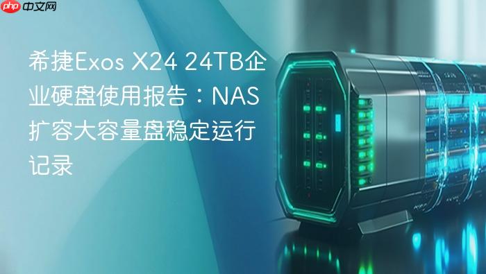 希捷exos x24 24tb企业硬盘使用报告:nas扩容大容量盘稳定运行记录