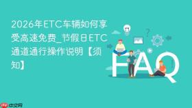 2026年etc车辆如何享受高速免费_节假日etc通道通行操作说明【须知】