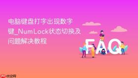 电脑键盘打字出现数字键_numlock状态切换及问题解决教程