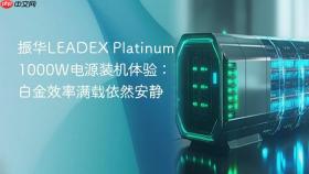 振华leadex platinum 1000w电源装机体验:白金效率满载依然安静