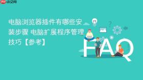 电脑浏览器插件有哪些安装步骤 电脑扩展程序管理技巧【参考】