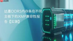 达墨DDR5内存条在不同主板下的XMP兼容性报告【实测】