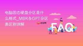 电脑固态硬盘分区是什么格式_MBR与GPT分区表区别详解