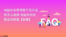 电脑任务管理器不显示进程怎么维修 电脑系统视图选项修复【秘籍】