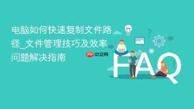 电脑如何快速复制文件路径_文件管理技巧及效率问题解决指南