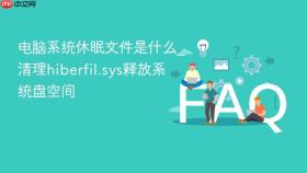电脑系统休眠文件是什么_清理hiberfil.sys释放系统盘空间