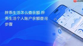 胖乖生活怎么查余额 胖乖生活个人账户余额查询步骤