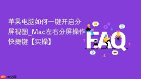 苹果电脑如何一键开启分屏视图_mac左右分屏操作快捷键【实操】
