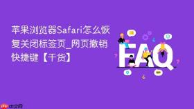 苹果浏览器safari怎么恢复关闭标签页_网页撤销快捷键【干货】
