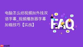 电脑怎么给视频加外挂双语字幕_视频播放器字幕加载技巧【实战】
