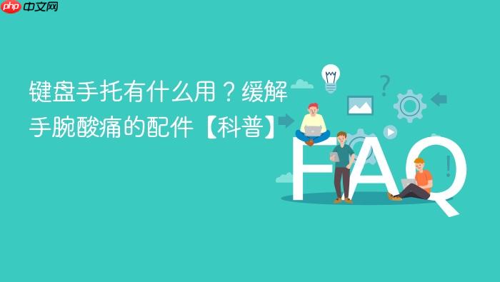 键盘手托有什么用?缓解手腕酸痛的配件【科普】