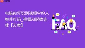 电脑如何识别视频中的人物并打码_视频ai脱敏处理【方案】