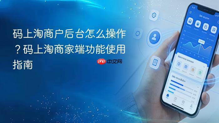 码上淘商户后台怎么操作？码上淘商家端功能使用指南