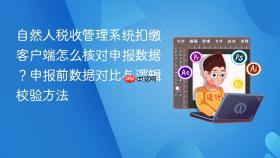 自然人税收管理系统扣缴客户端怎么核对申报数据？申报前数据对比与逻辑校验方法