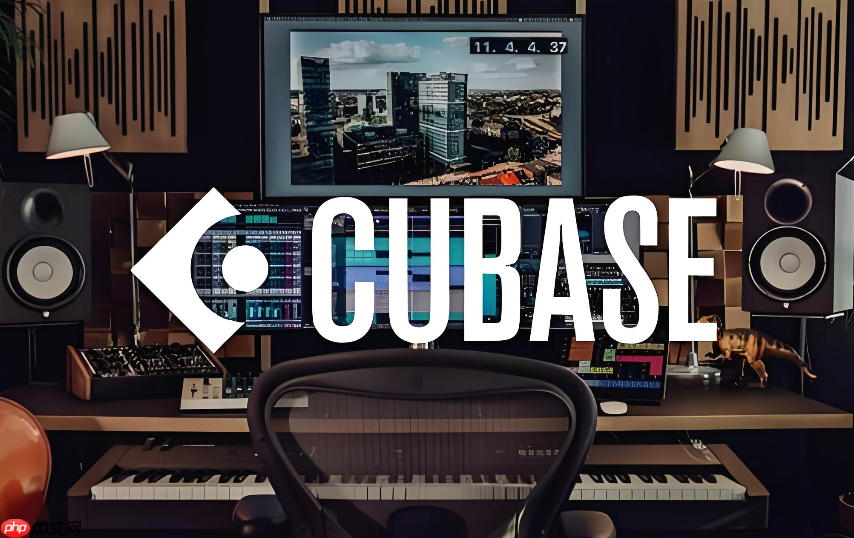 cubase怎么缩小界面?工程窗口缩放快捷键操作汇总