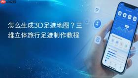 怎么生成3d足迹地图?三维立体旅行足迹制作教程
