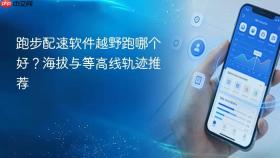 跑步配速软件越野跑哪个好?海拔与等高线轨迹推荐