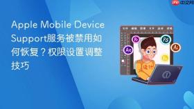 Apple Mobile Device Support服务被禁用如何恢复？权限设置调整技巧