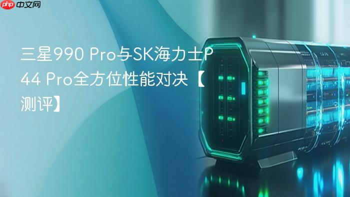 三星990 pro与sk海力士p44 pro全方位性能对决【测评】